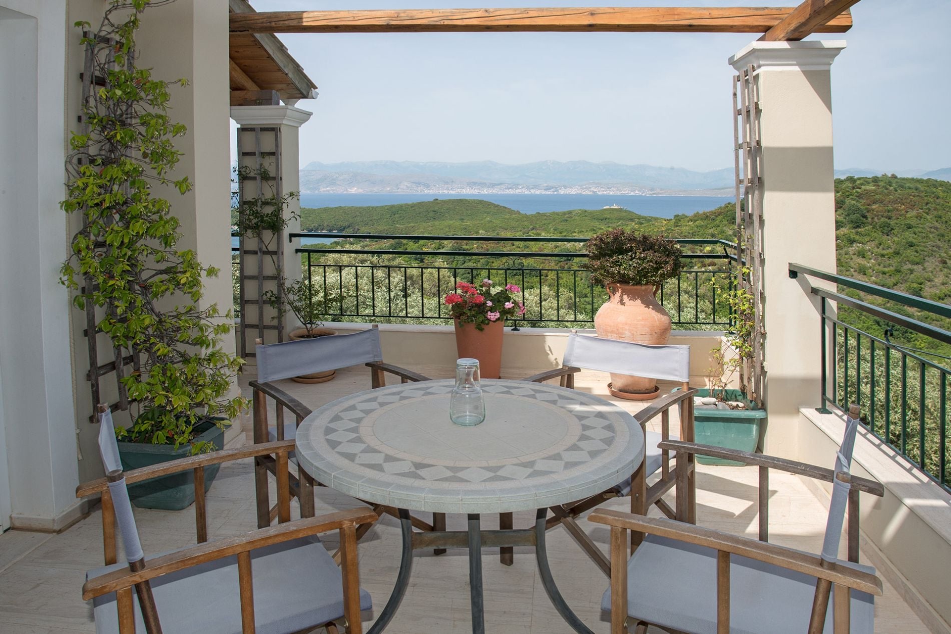 View from Villa Aurora balcony